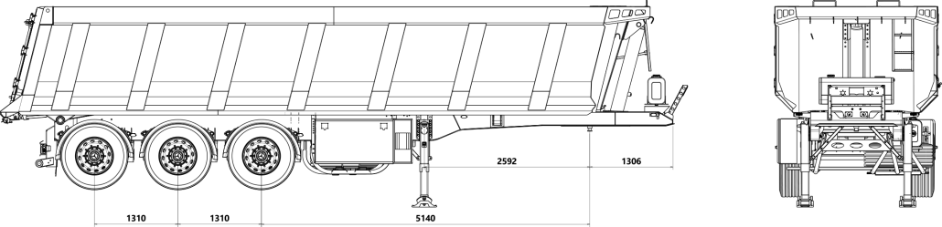 ابعاد کمپرسی سه محور مارال 34 